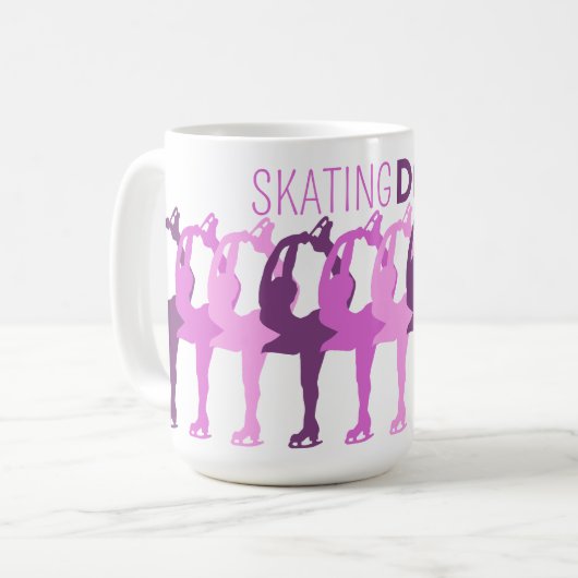 Mug Patinage DAD patinage artistique Groupe synchronis (Devant gauche)