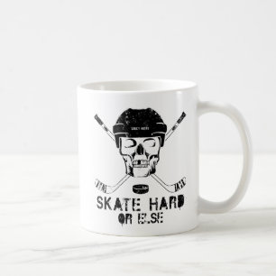 Mug Patinage de crâne de hockey dur ou autre