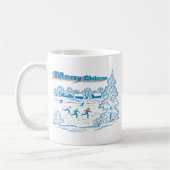 Mug Patinage de glace d'hiver (Gauche)