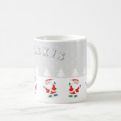 Mug Patinage de Noël (Devant droit)