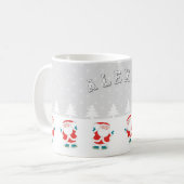 Mug Patinage de Noël (Devant gauche)