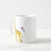 Mug Patinage de rouleau drôle de girafe (Devant gauche)