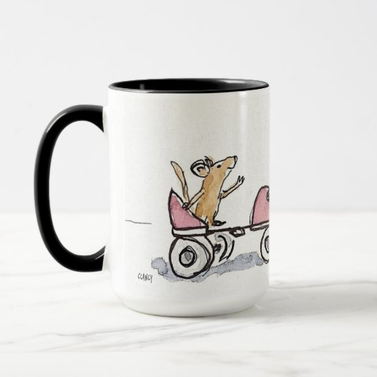 Mug Patinage de souris (Gauche)