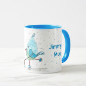 Mug Patinage de Whimsical Boug pour les garçons (Devant droit)