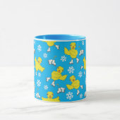 Mug Patinage sur glace Chick Snowflake Motif (Centre)