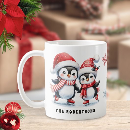 Mug Patinage sur glace Patinage sur glace Noël en fami