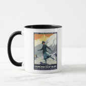 Mug Patinage sur glace - Poster du Promo olympique de (Gauche)