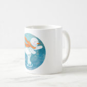 Mug Patineur de neige (Devant droit)