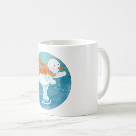 Mug Patineur de neige (Devant droit)