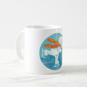 Mug Patineur de neige (Devant gauche)