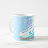 Mug Patineuse de glace personnalisée Fille de patinage (Devant gauche)