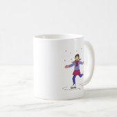 Mug Patineuse sur glace (Devant droit)