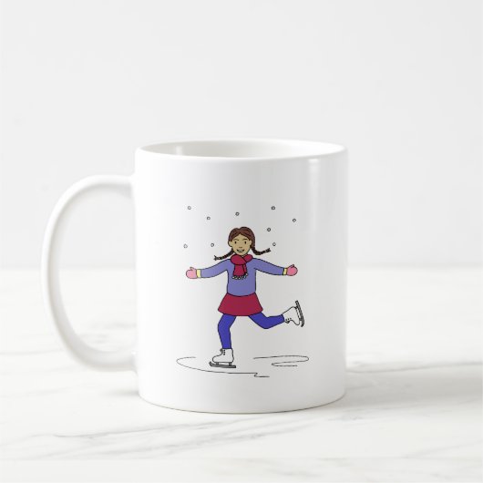 Mug Patineuse sur glace (Gauche)