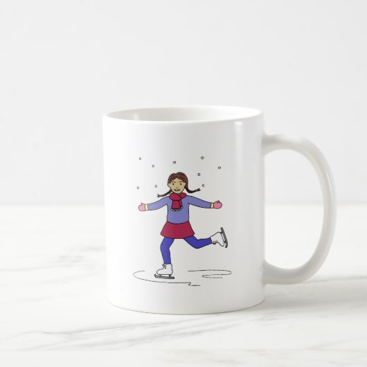 Mug Patineuse sur glace (Droite)