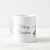 Mug Patins à glace Flocons Bleus (Devant gauche)