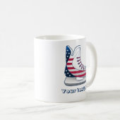 Mug Patins à hockey USA (Devant droit)