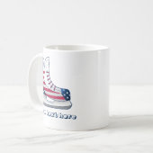 Mug Patins à hockey USA (Devant gauche)