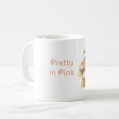 Mug Patins à roulettes à lacets Rose Blush Vert (Devant gauche)