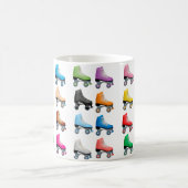 Mug Patins à roulettes Motifs colorés Rollerskates (Centre)