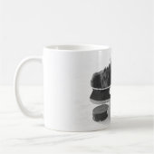 Mug Patins noirs de hockey Personnalisé (Gauche)