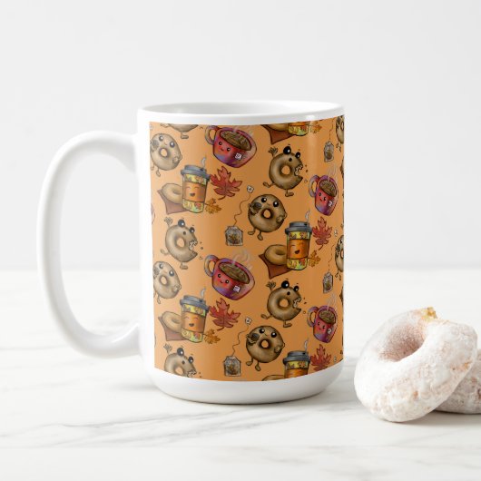 Mug Pâtisseries Adorables et Thé (Avec donut)