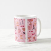 Mug Pâtisseries roses de Paris (Devant droit)