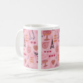 Mug Pâtisseries roses de Paris (Devant gauche)