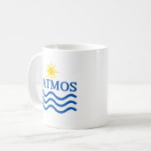 Mug PATMOS Grèce, Sun Waves (Devant gauche)