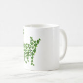 Mug Patrick chat trèfle amateur chat rétro (Devant droit)