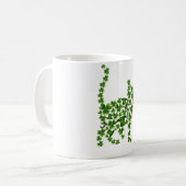 Mug Patrick chat trèfle amateur chat rétro (Devant gauche)