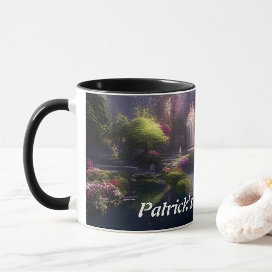 Mug Patrick's Morning Tea personnalisé (Avec donut)