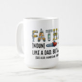 Mug Patrie mécanique : Construit à Dernier (Devant gauche)