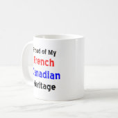 Mug patrimoine canadien français (Devant gauche)