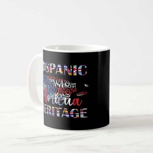 Mug Patrimoine hispanique Boricua (Devant gauche)