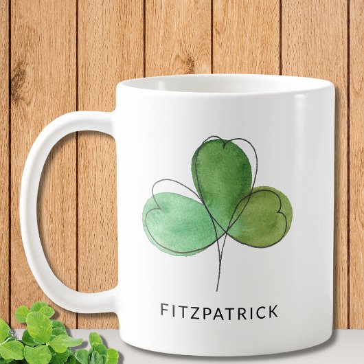 Mug Patrimoine irlandais shamrock