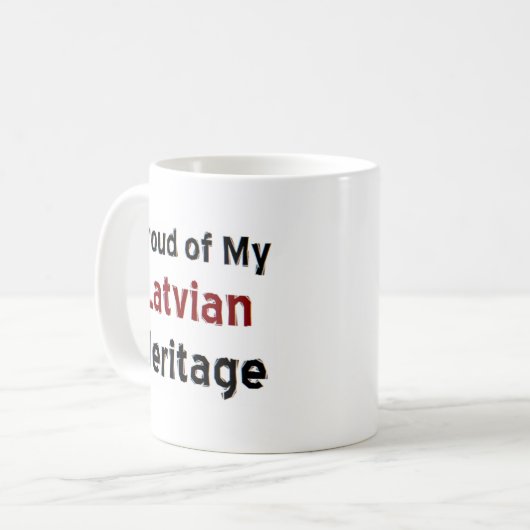 Mug patrimoine letton (Devant gauche)