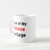Mug patrimoine maltais (Devant gauche)