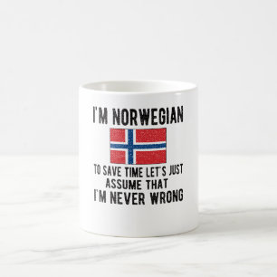 Mug Patrimoine norvégien Norvège Racines drapeau norvé