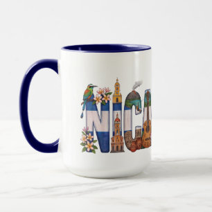 Mug Patrimoine, tradition, drapeau et culture du Nicar