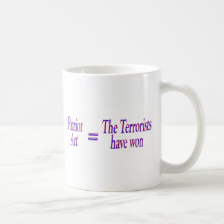 Mug Patriot Act = Les terroristes ont gagné