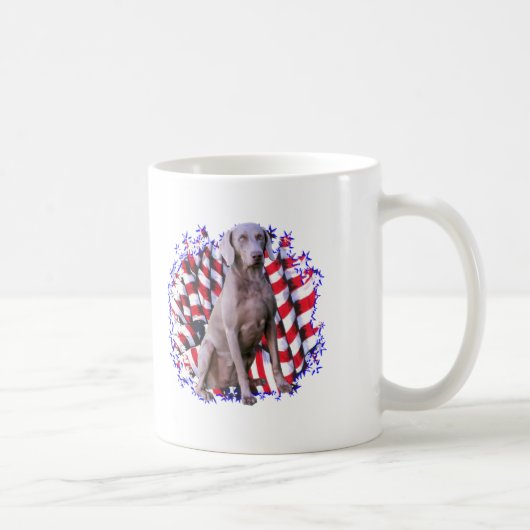 Mug Patriot de Weimaraner (Droite)