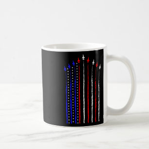 Mug Patriot Juillet 4 Jets d'avion de chasse Drapeau U