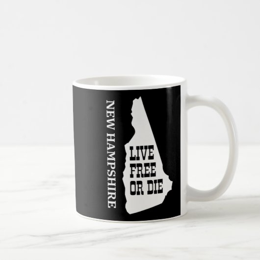 Mug Patriot Quote New Hampshire Motto Souvenir State P (Droite)