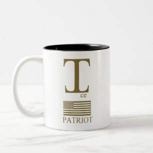 Mug PATRIOTE à monogramme "I" surdimensionné — Aud