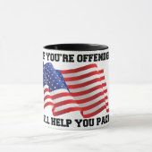 Mug patriote américain (Centre)