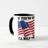 Mug patriote américain (Devant gauche)