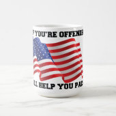 Mug patriote américain (Centre)