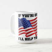 Mug patriote américain (Devant gauche)