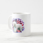 Mug Patriote de Bichon Frise (Devant gauche)