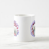 Mug Patriote de Bichon Frise (Centre)
